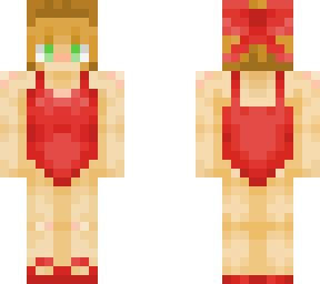 red swimsuit - re-upload