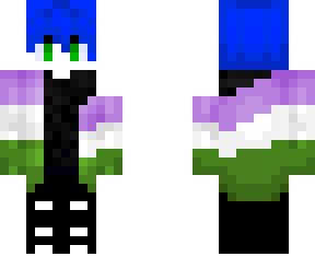 black top+genderqueer skin