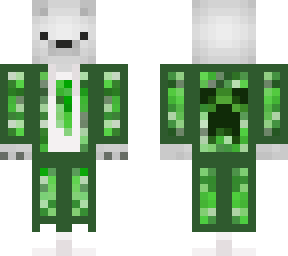 polar bear in creeper suit (improved)