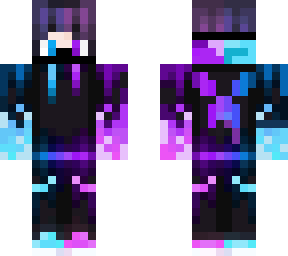 purple and blue