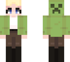 blonde male creeper hoodie