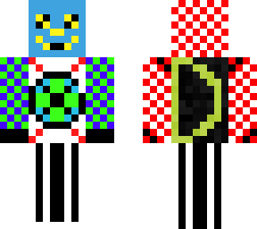 fancy and checkered skin