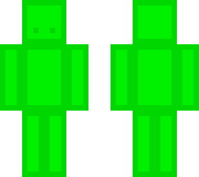 green outline