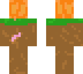 pumpkin (custom head) -with roots-.