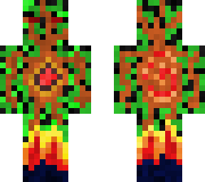 tree on fire