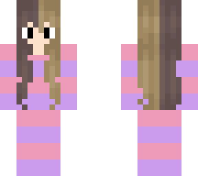 blonde & brown haired patterned sweater girl