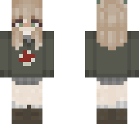 girl with mushroom sweater and horns