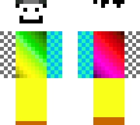 the rainbow person
