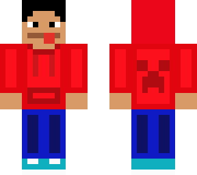 another skin with hood on