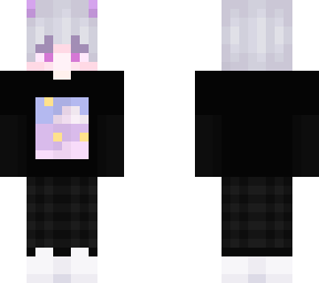 cute purple asthestic gamer boy