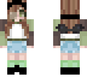 girl skin caff with grey wings