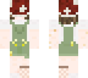 mushroom girl ~ i spent an hour an a half on this