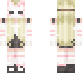 pretty pink cat mask