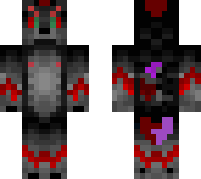 schwarz/rot wolf demon