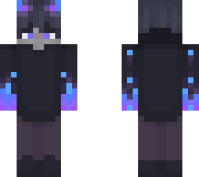 black and blue asthestic boy