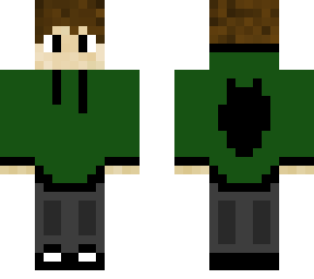 dark green hoodie skin