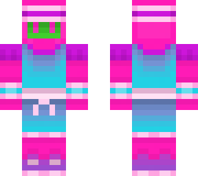 fall guys - sport set with (green and pink face)
