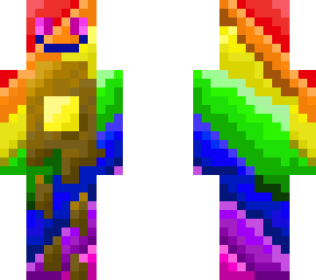 rainbow pancake man