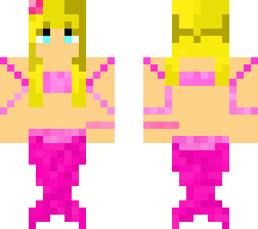 blonde mermaid girl