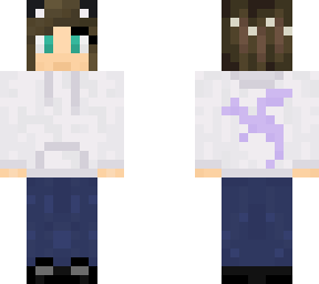 cat girl dragon hoodie