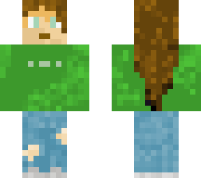 green hoodie girl 2