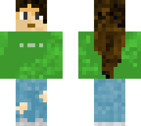 green hoodie girl