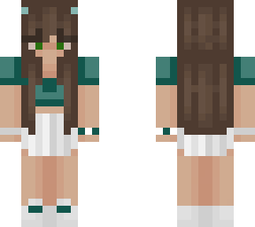preppy green girl