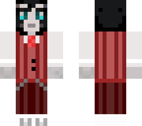 black fur stampy w/ red vest