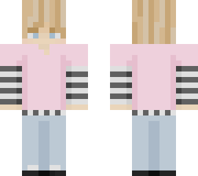 blonde boy w/ pink shirt