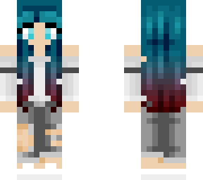 coloured ombre hair gilr