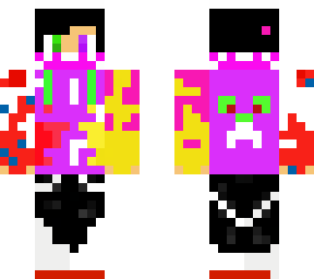 fire and ice skin (birthday themed)