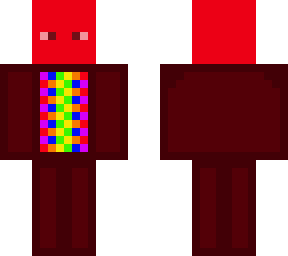 ok. red skin i guess. toggleable pattern on front