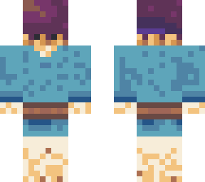 [dwarf fortress] plump helmet man (peasant/light blue, male)