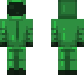 green astronaut