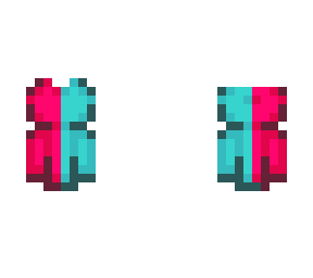 ob - tiktok 3d red & blue dress