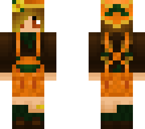 pumpkin girl overalls (slim)