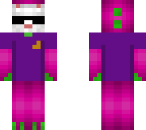 sanconejo con camisa del hombre morado