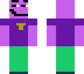 silly purple guy