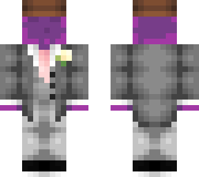 slime in gray suit w/ gecko hat- commission