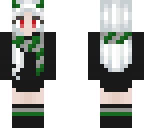slytherin girl with white hair