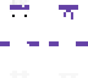 white ninja with purple headband