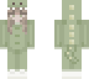 dinosaur girl with ashy hair v2.0