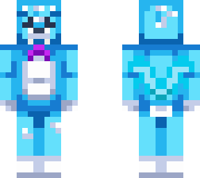 haunted teddy bear blue