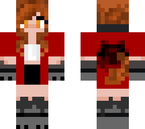 aphmau redhead skin wolf