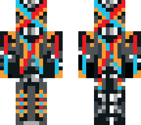 blue red robot
