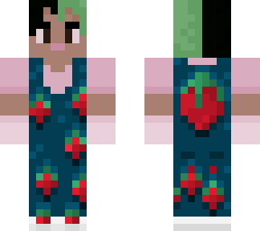 strawberry overall woman