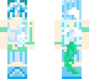 the blue. cat girl