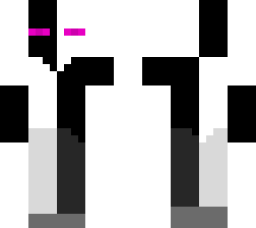 black-and-white enderman