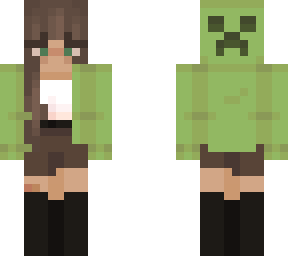 creeper hoodie girl <3