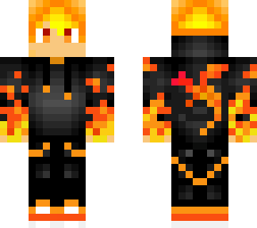 flaming hair boy